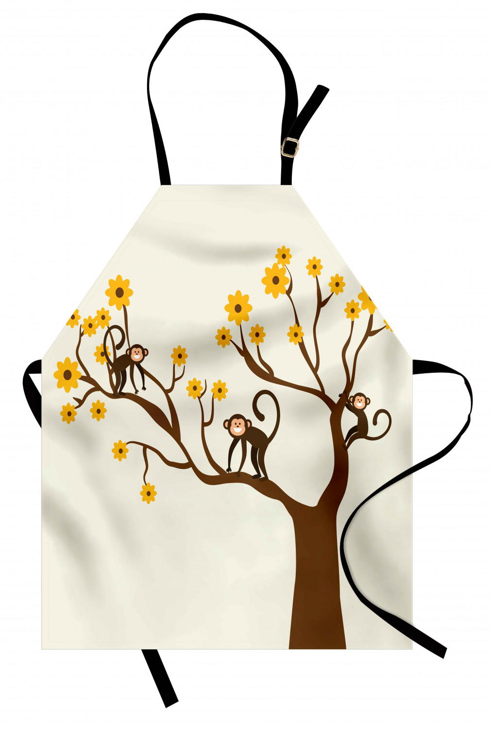 Ambesonne Unisex Apron with Adjustable Neck for Gardening Cooking