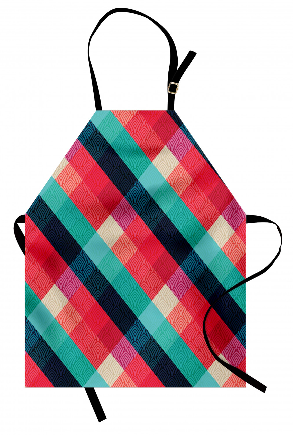 Ambesonne Durable Apron Bib with Adjustable Neck for Cooking Gardening