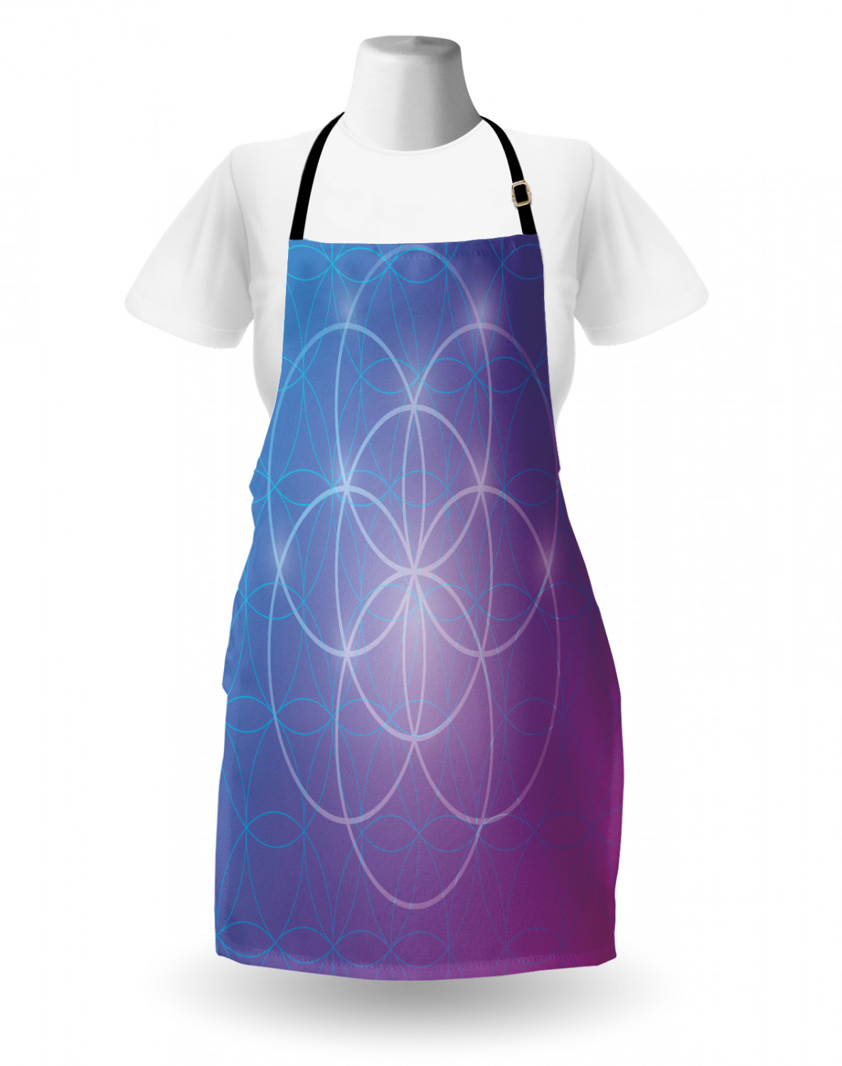 Ambesonne Durable Apron Bib with Adjustable Neck for Cooking Gardening