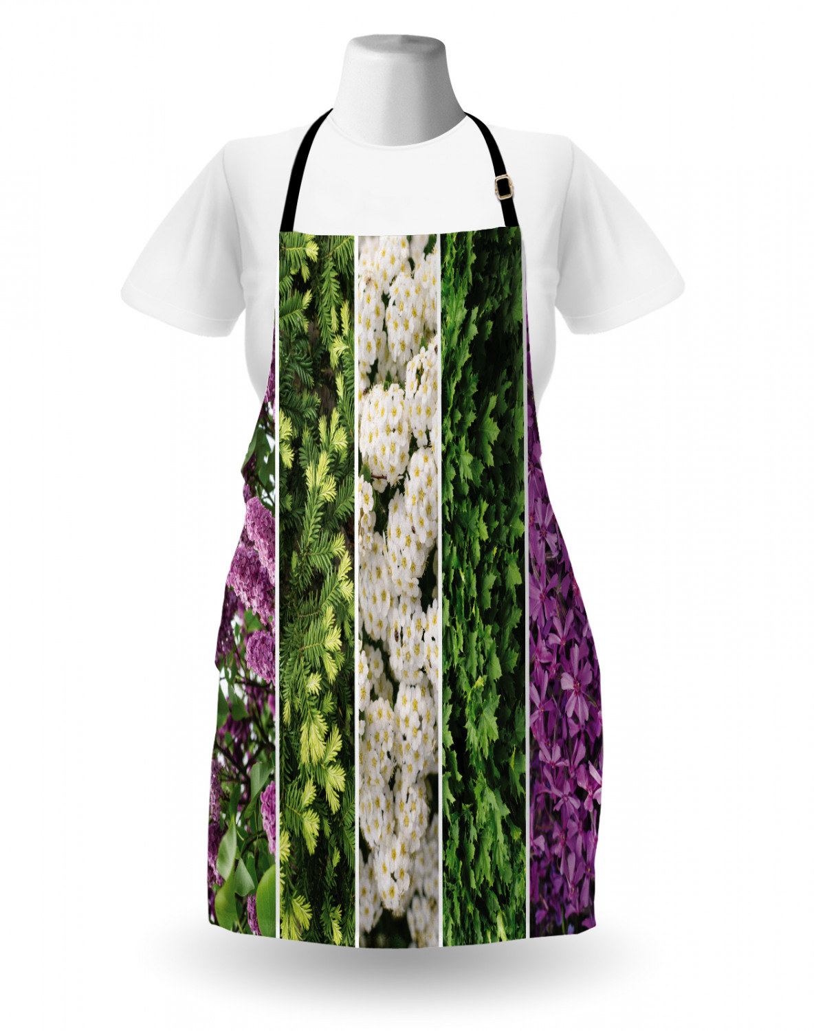 Ambesonne Unisex Apron with Adjustable Neck for Gardening Cooking