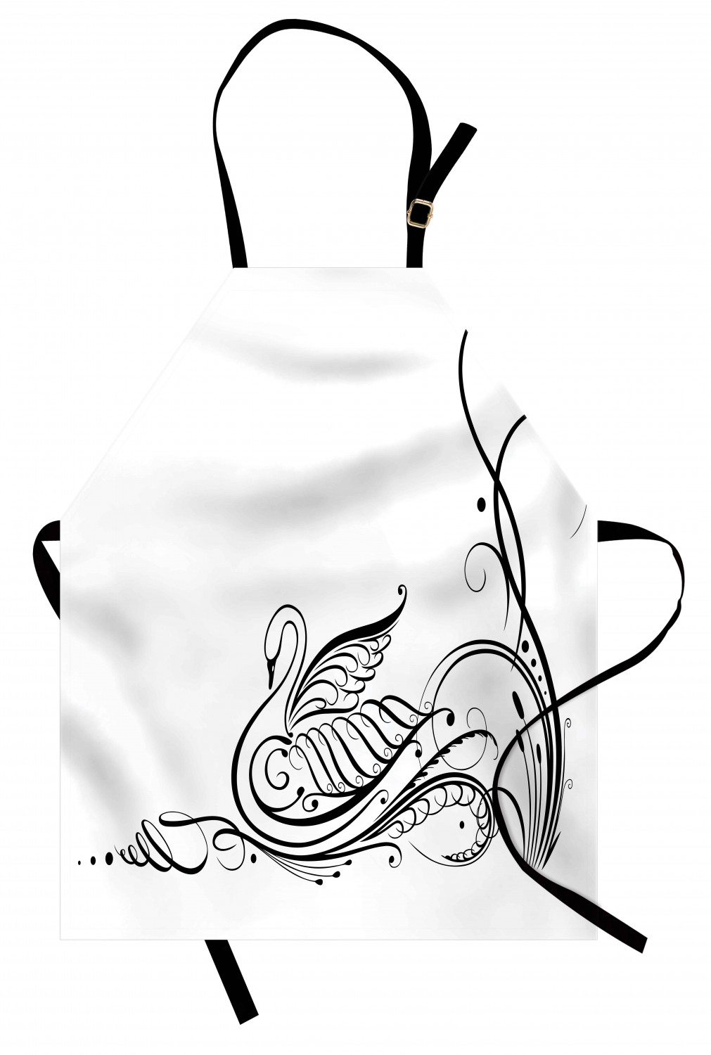 Ambesonne Unisex Apron with Adjustable Neck for Gardening Cooking