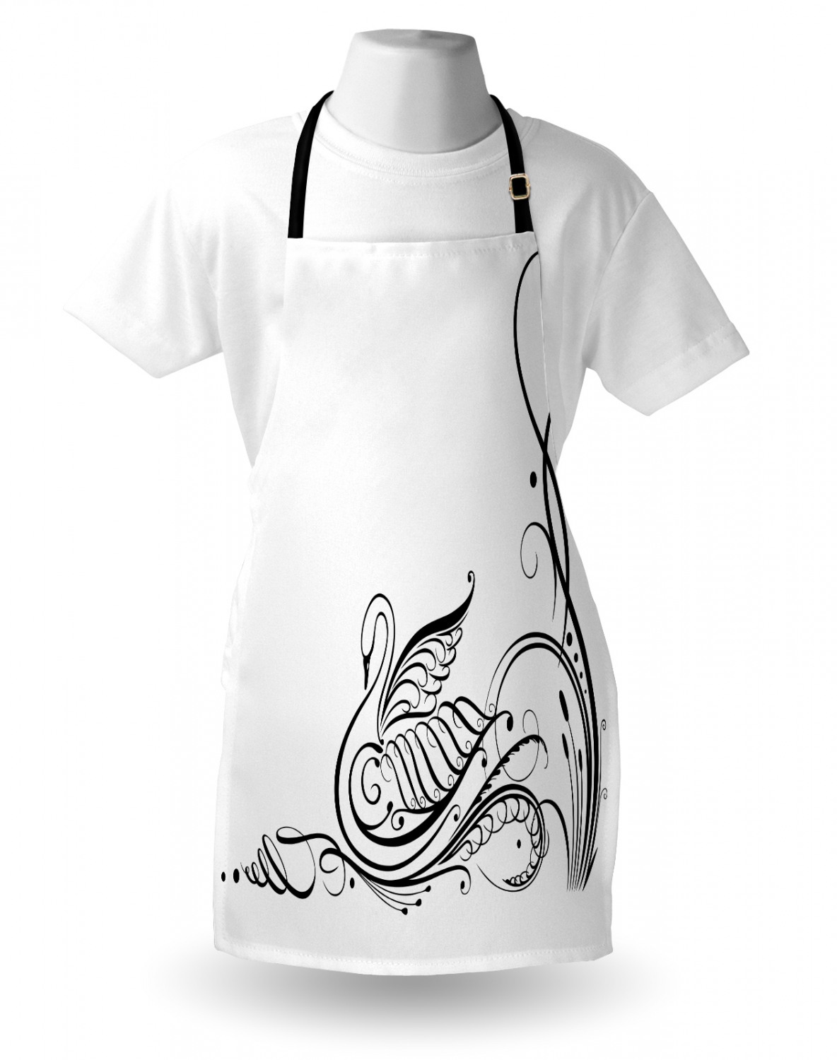 Ambesonne Unisex Apron with Adjustable Neck for Gardening Cooking