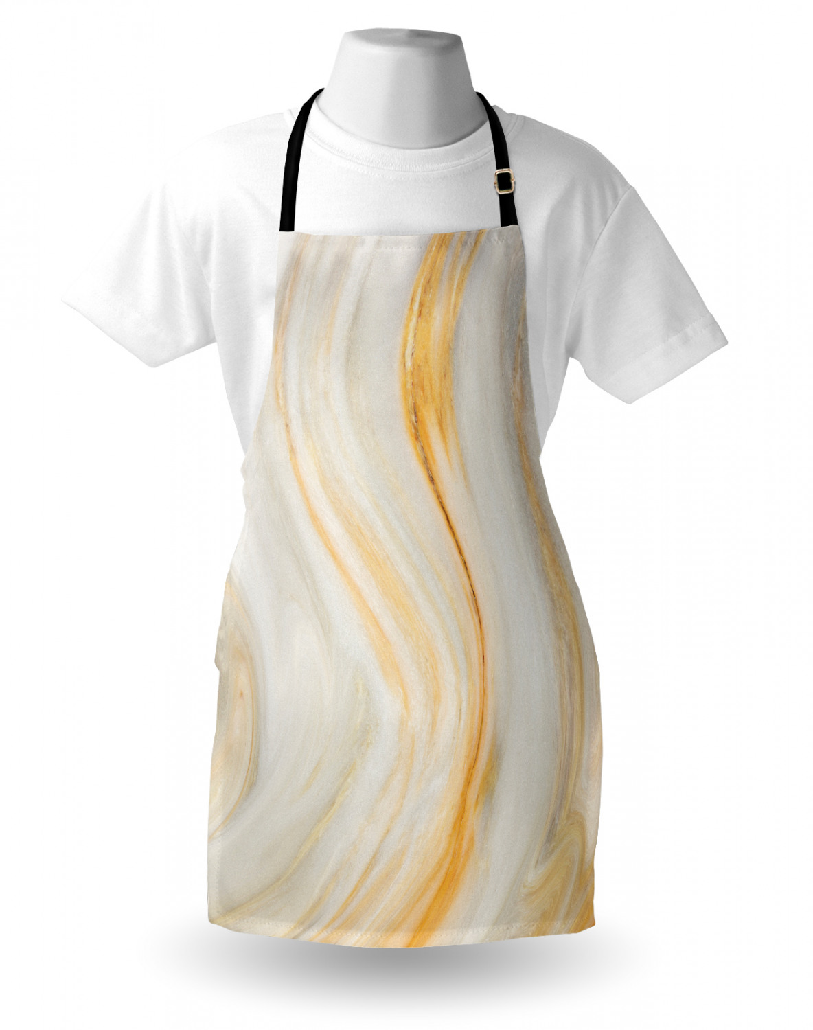 Ambesonne Durable Apron Bib with Adjustable Neck for Cooking Gardening