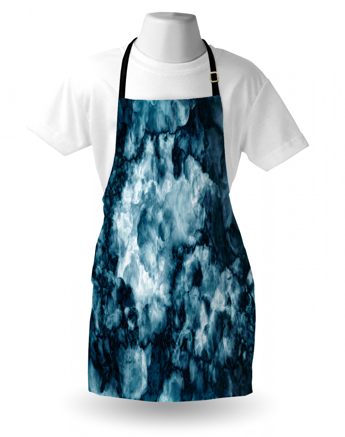 Ambesonne Durable Apron Bib with Adjustable Neck for Cooking Gardening