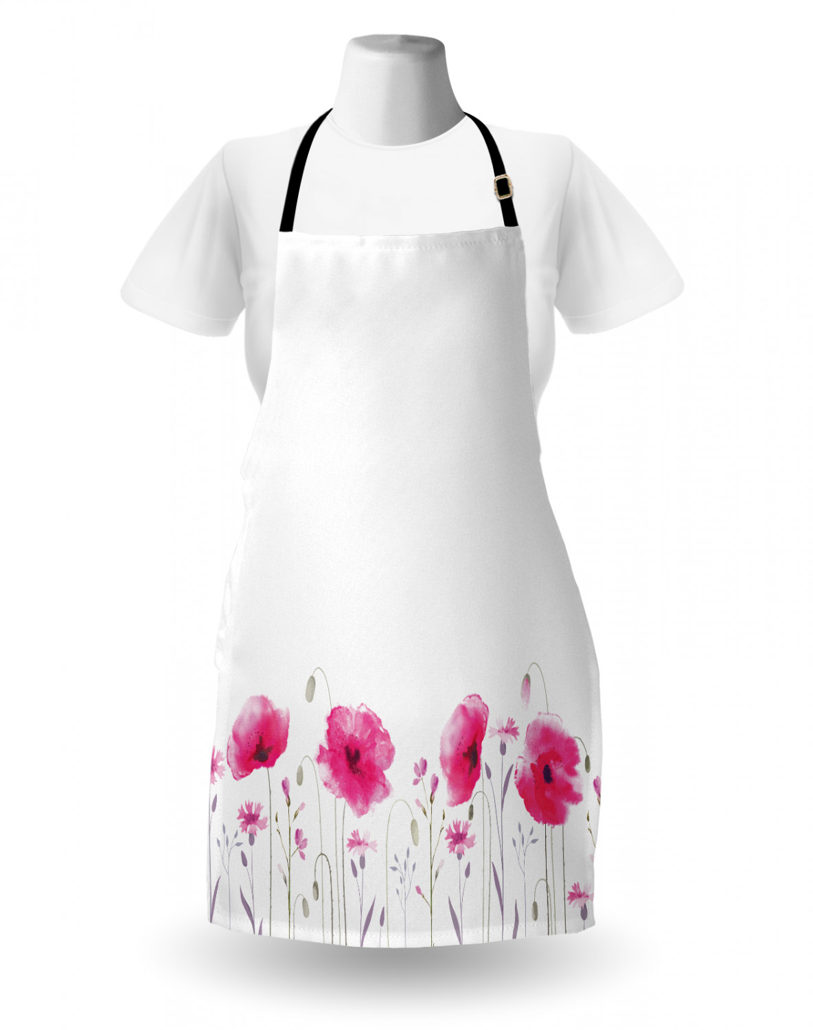 Ambesonne Apron Adjustable Strap for Gardening Cooking Clear Image