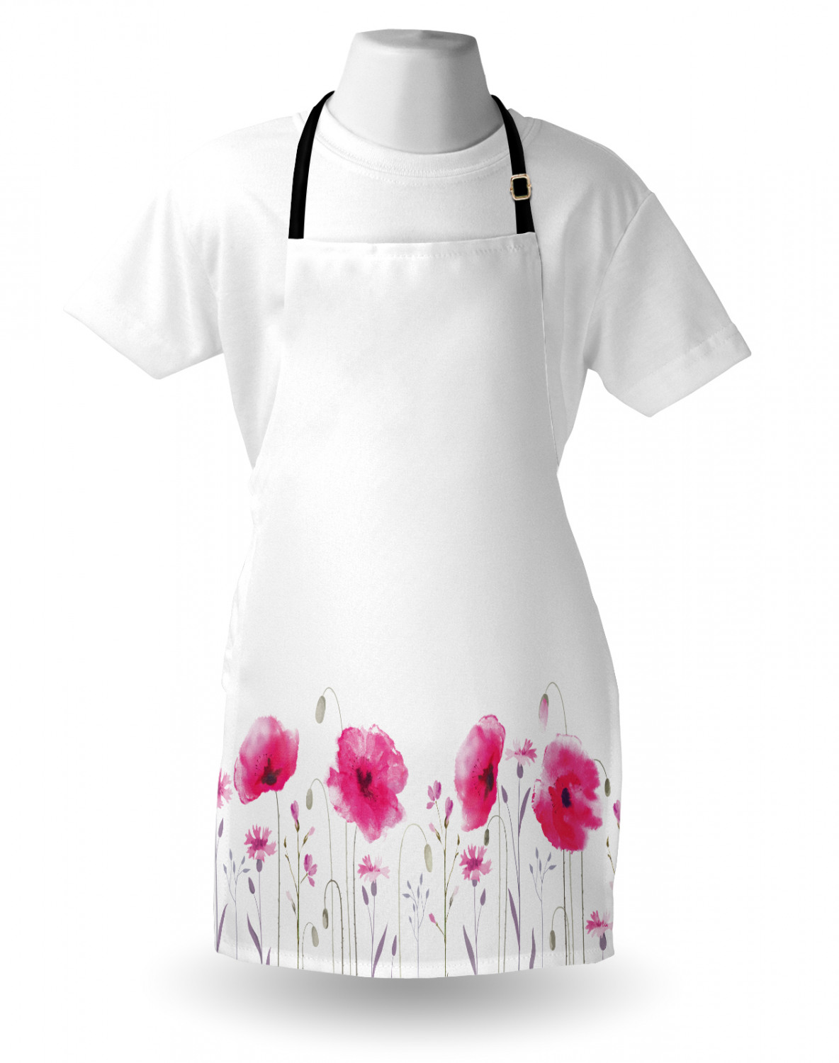 Ambesonne Apron Adjustable Strap for Gardening Cooking Clear Image