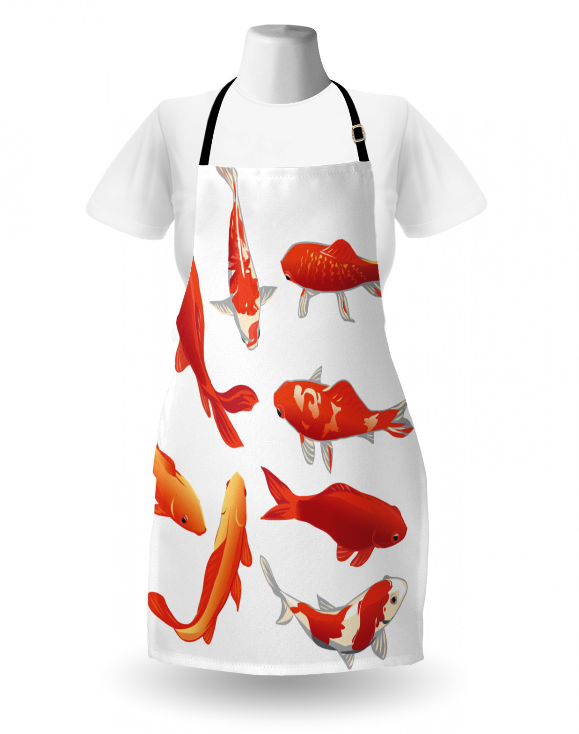 Funny Animal Apron Unisex Kitchen Bib with Adjustable Neck Cooking Baking