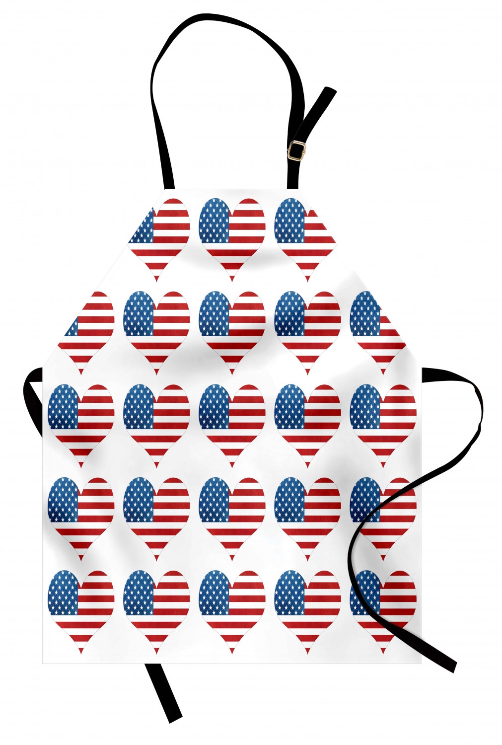 Ambesonne Durable Apron Bib with Adjustable Neck for Cooking Gardening