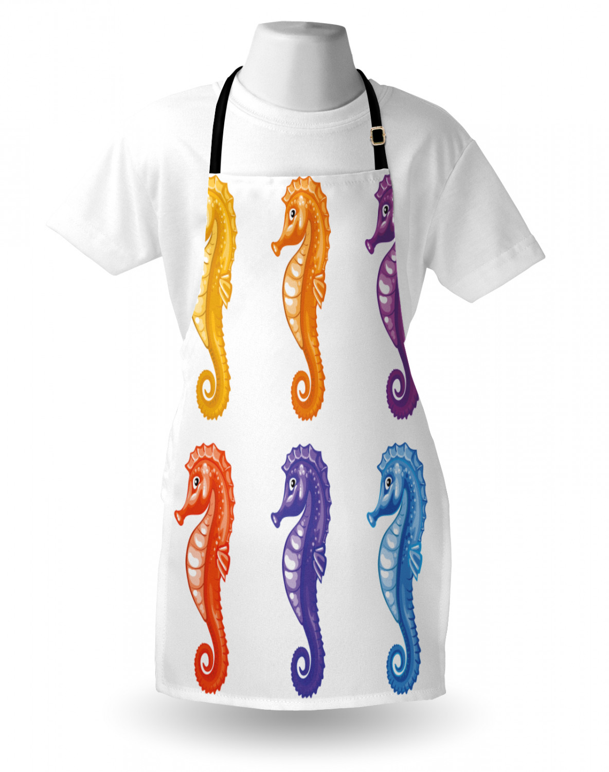 Animals Apron Unisex Kitchen Bib with Adjustable Neck Cooking Baking