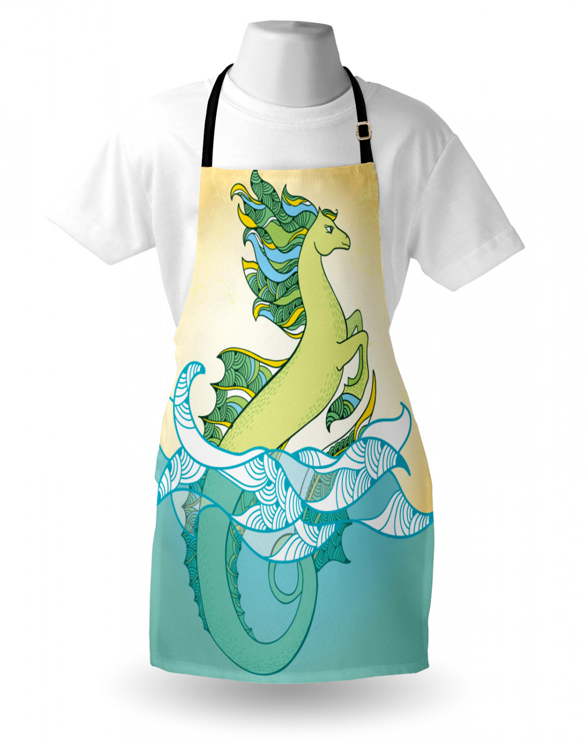 Animals Apron Unisex Kitchen Bib with Adjustable Neck Cooking Baking