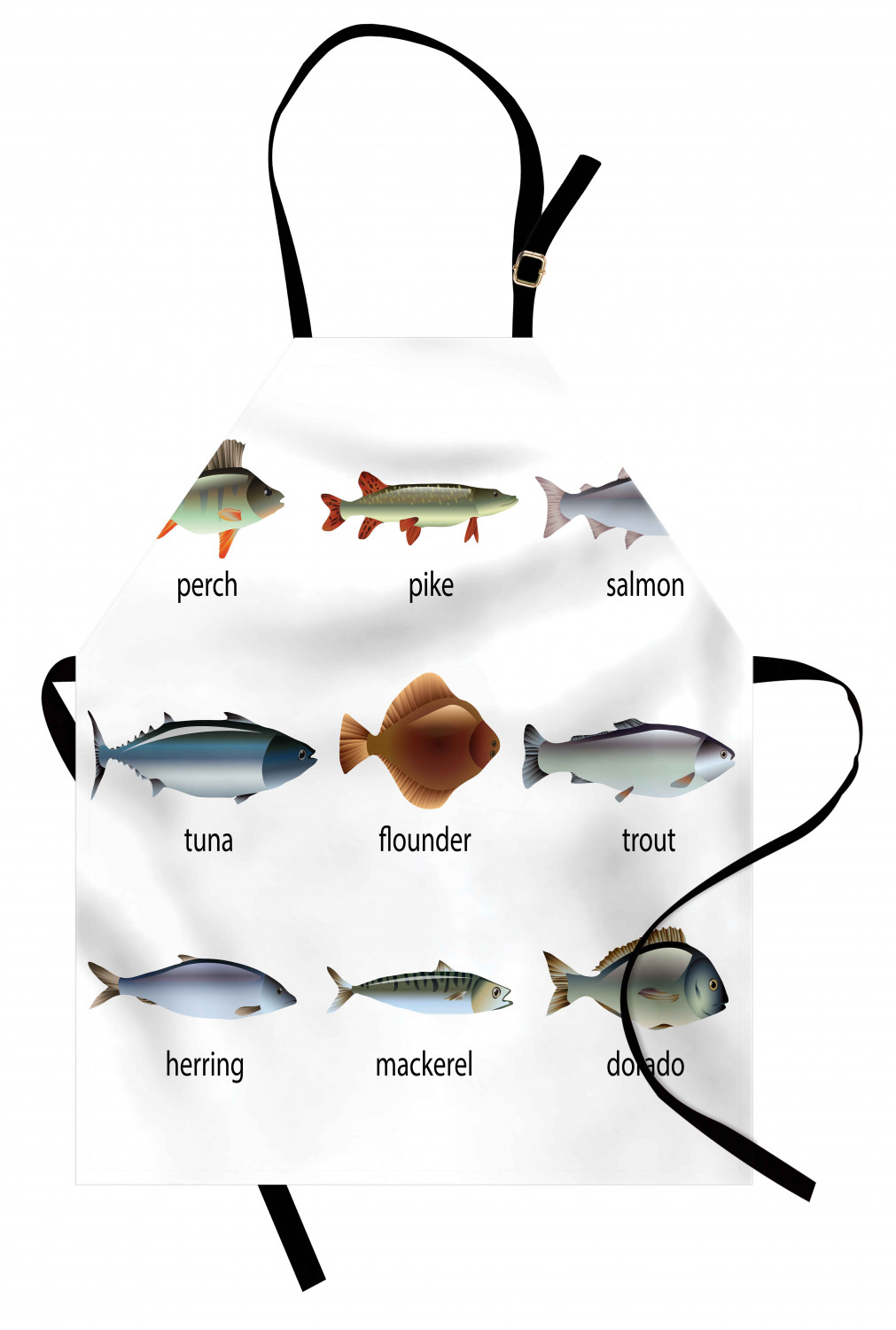 Funny Animal Apron Unisex Kitchen Bib with Adjustable Neck Cooking Baking