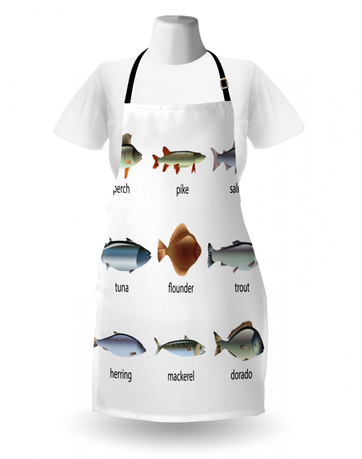 Funny Animal Apron Unisex Kitchen Bib with Adjustable Neck Cooking Baking