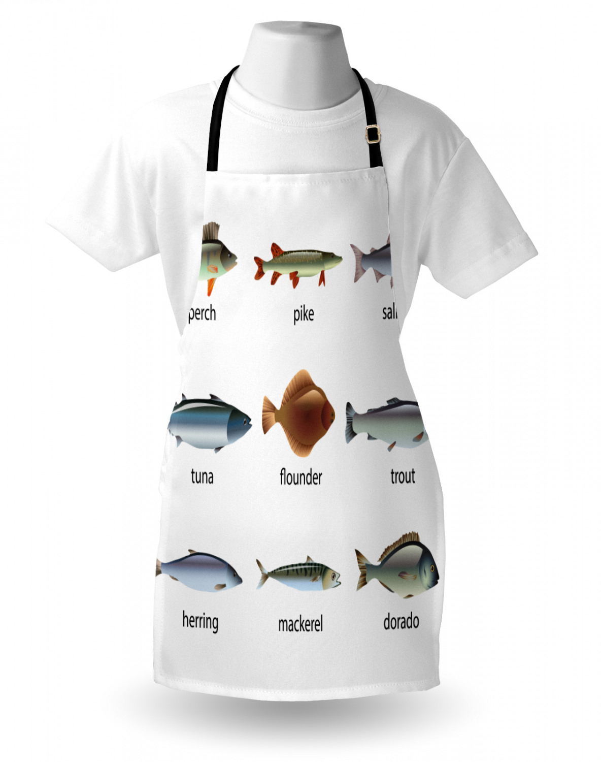 Funny Animal Apron Unisex Kitchen Bib with Adjustable Neck Cooking Baking