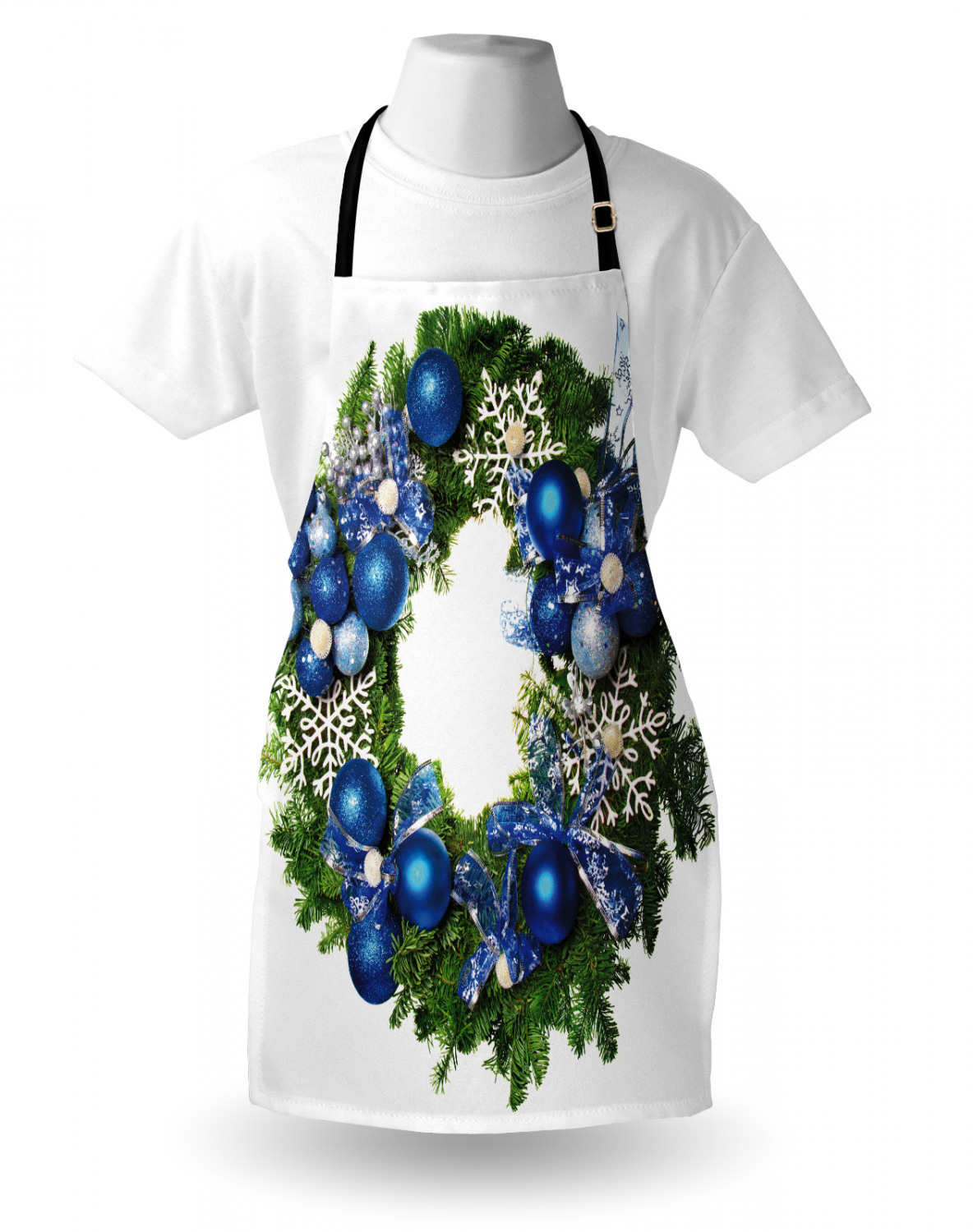Ambesonne Apron Bib with Adjustable Black Strap Garden Cooking Standard Size - 第 114/144 張圖片