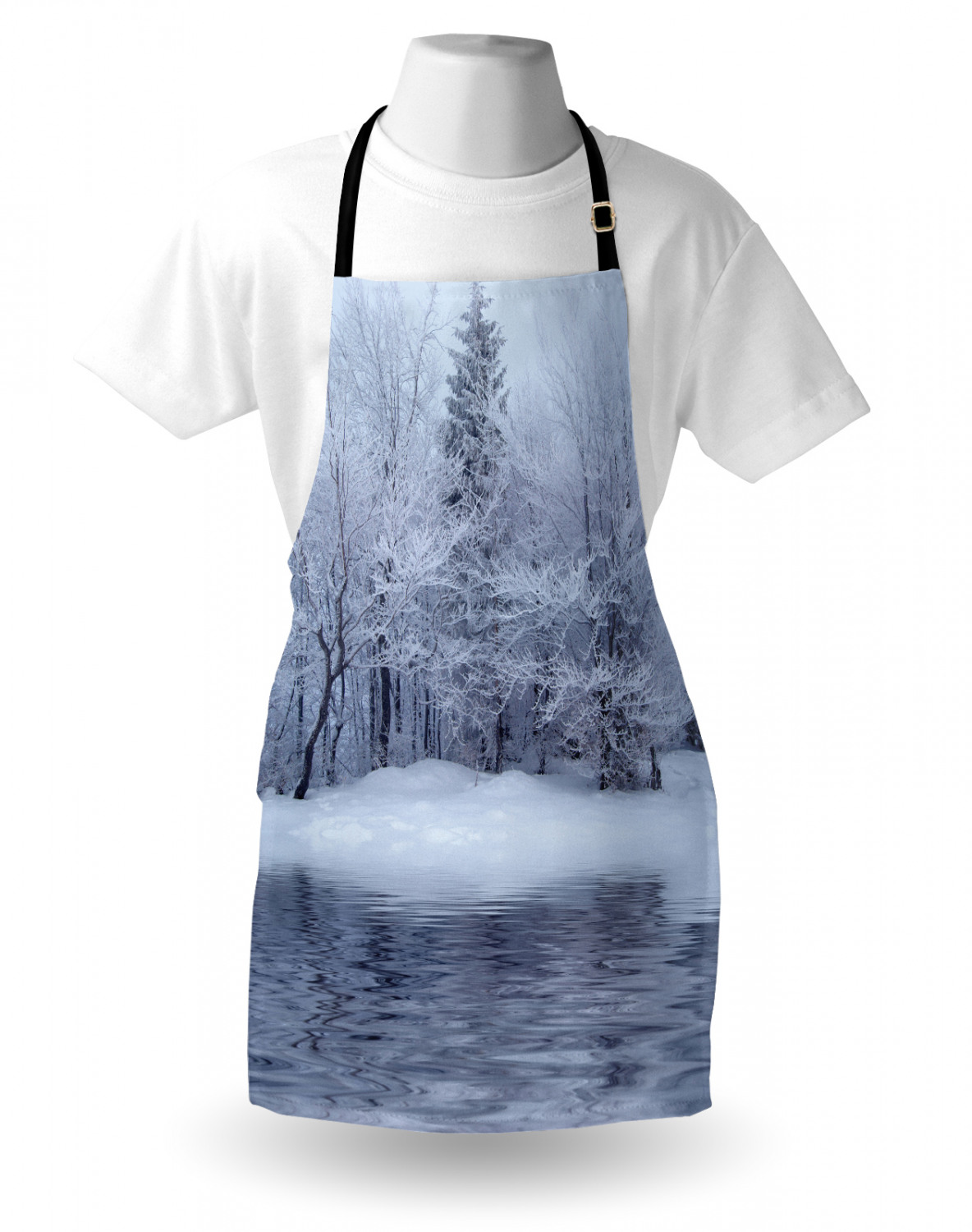 Ambesonne Apron Bib with Adjustable Black Strap Garden Cooking Standard Size - 第 141/144 張圖片