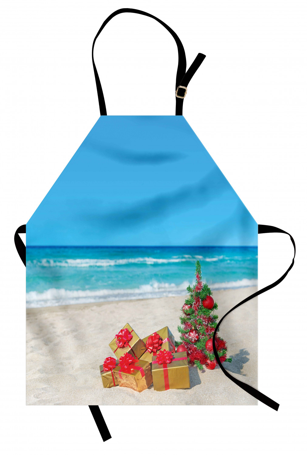 Ambesonne Apron Bib with Adjustable Black Strap Garden Cooking Standard Size - 第 13/144 張圖片