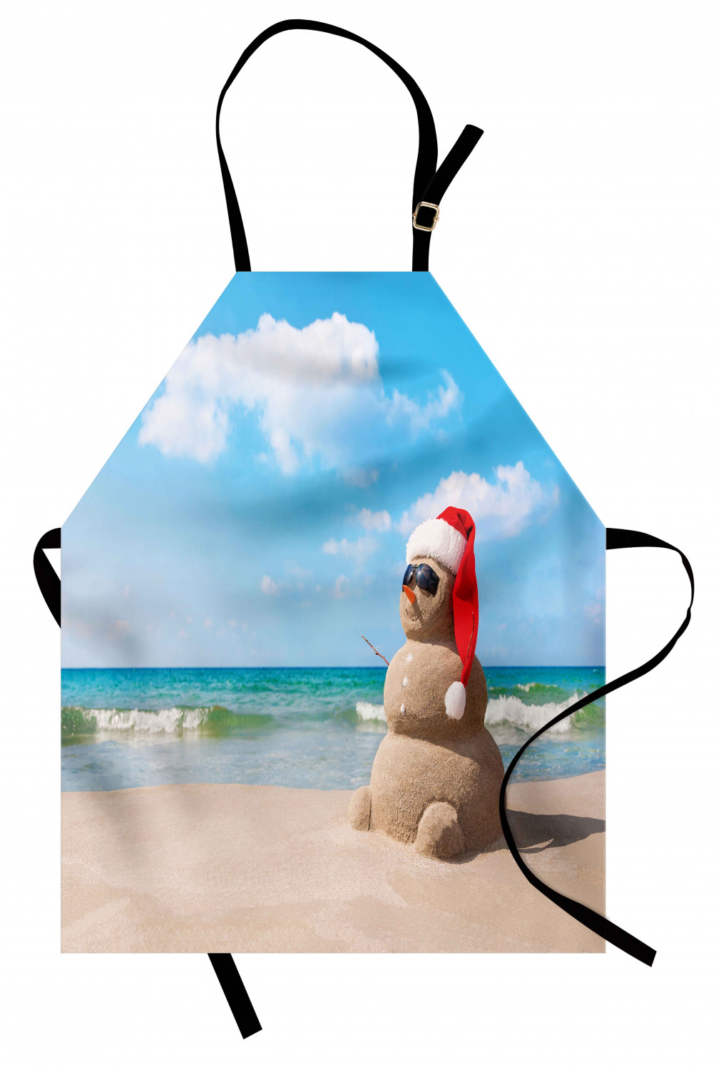 Ambesonne Apron Bib with Adjustable Black Strap Garden Cooking Standard Size - 第 103/144 張圖片