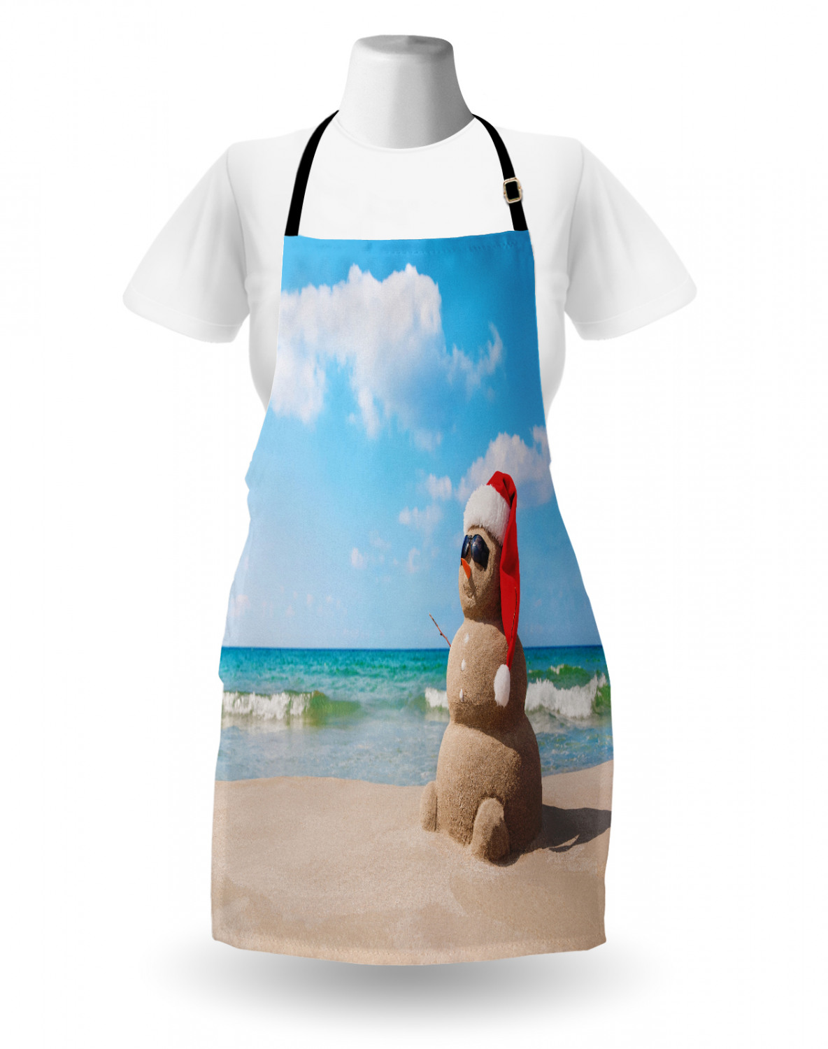 Ambesonne Apron Bib with Adjustable Black Strap Garden Cooking Standard Size - 第 104/144 張圖片