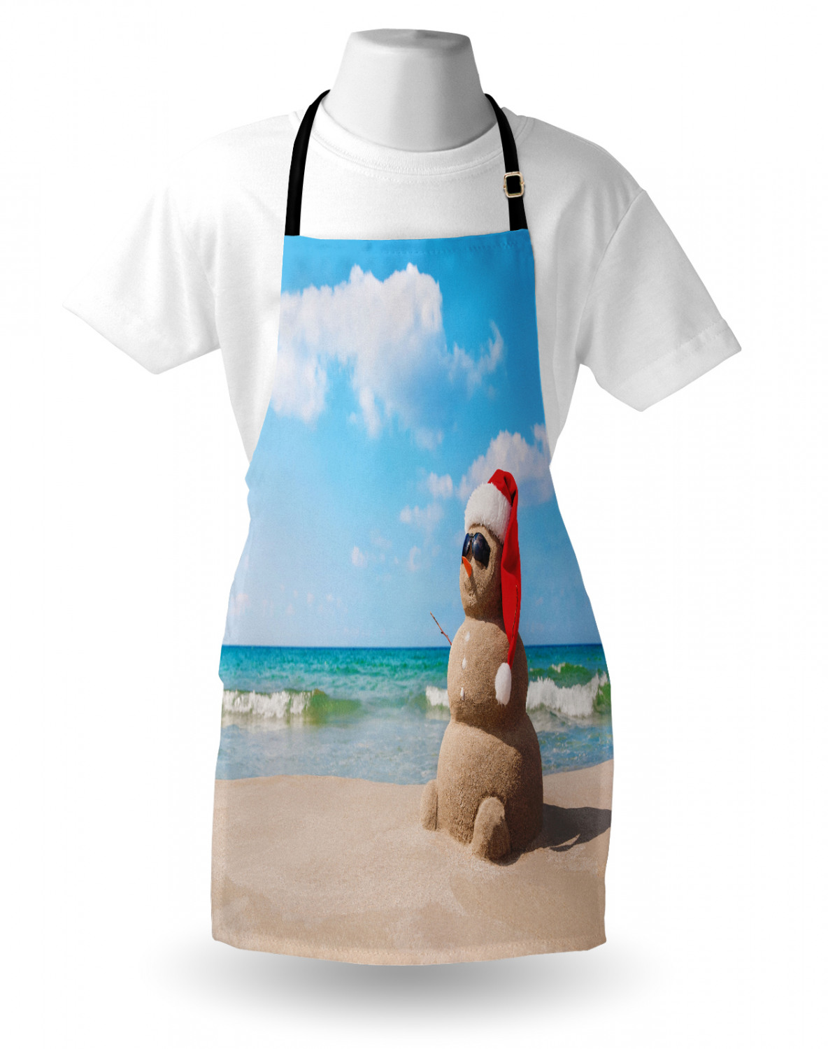 Ambesonne Apron Bib with Adjustable Black Strap Garden Cooking Standard Size - 第 105/144 張圖片