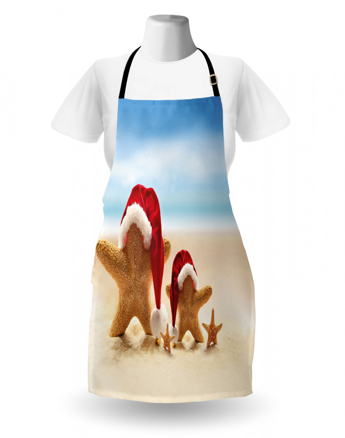 Ambesonne Apron Bib with Adjustable Black Strap Garden Cooking Standard Size - 第 107/144 張圖片