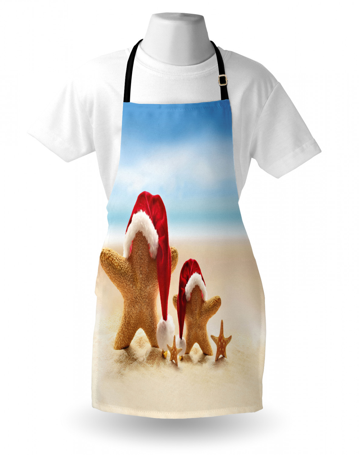 Ambesonne Apron Bib with Adjustable Black Strap Garden Cooking Standard Size - 第 108/144 張圖片