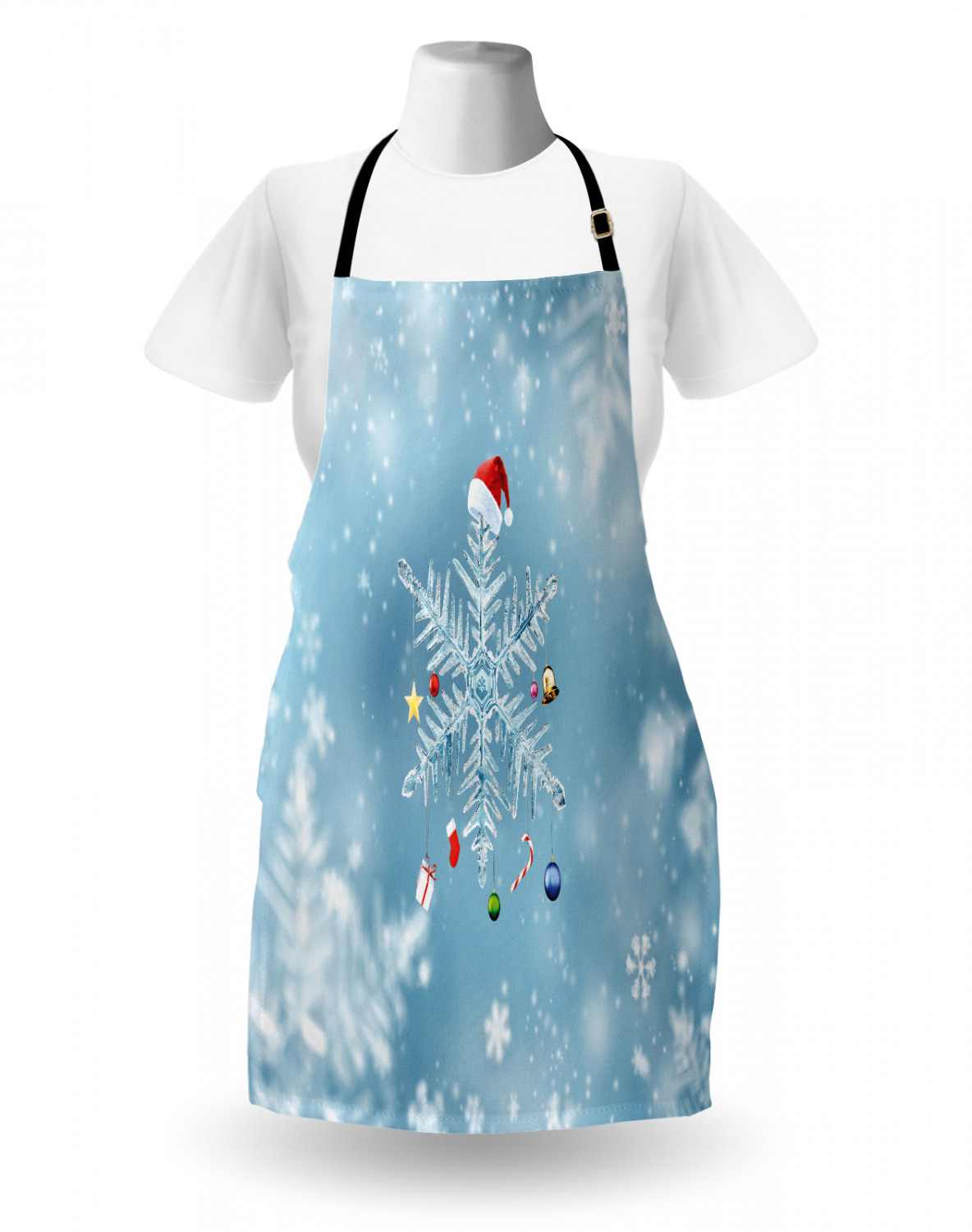 Ambesonne Apron Bib with Adjustable Black Strap Garden Cooking Standard Size - 第 71/144 張圖片