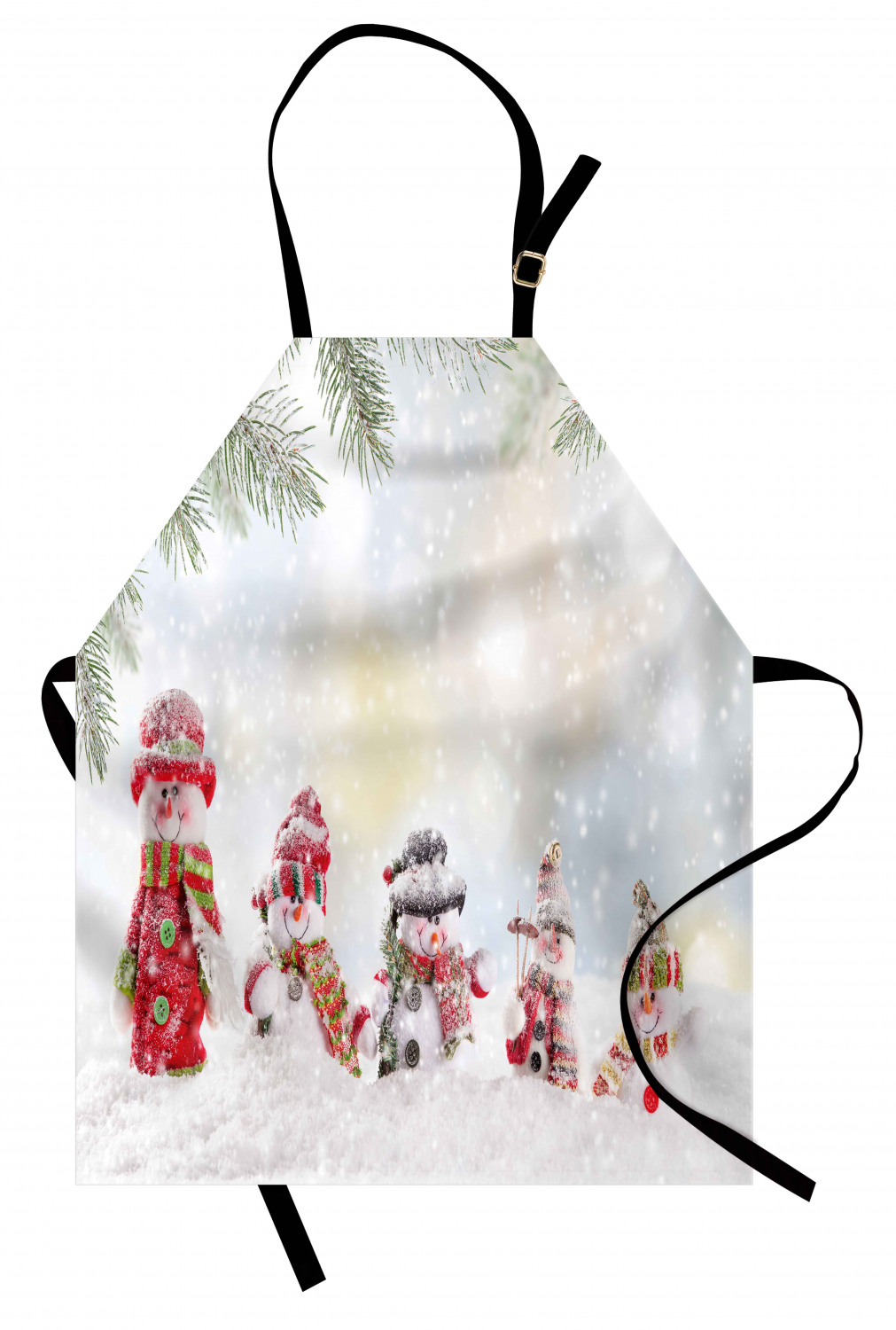Ambesonne Apron Bib with Adjustable Black Strap Garden Cooking Standard Size - 第 58/144 張圖片