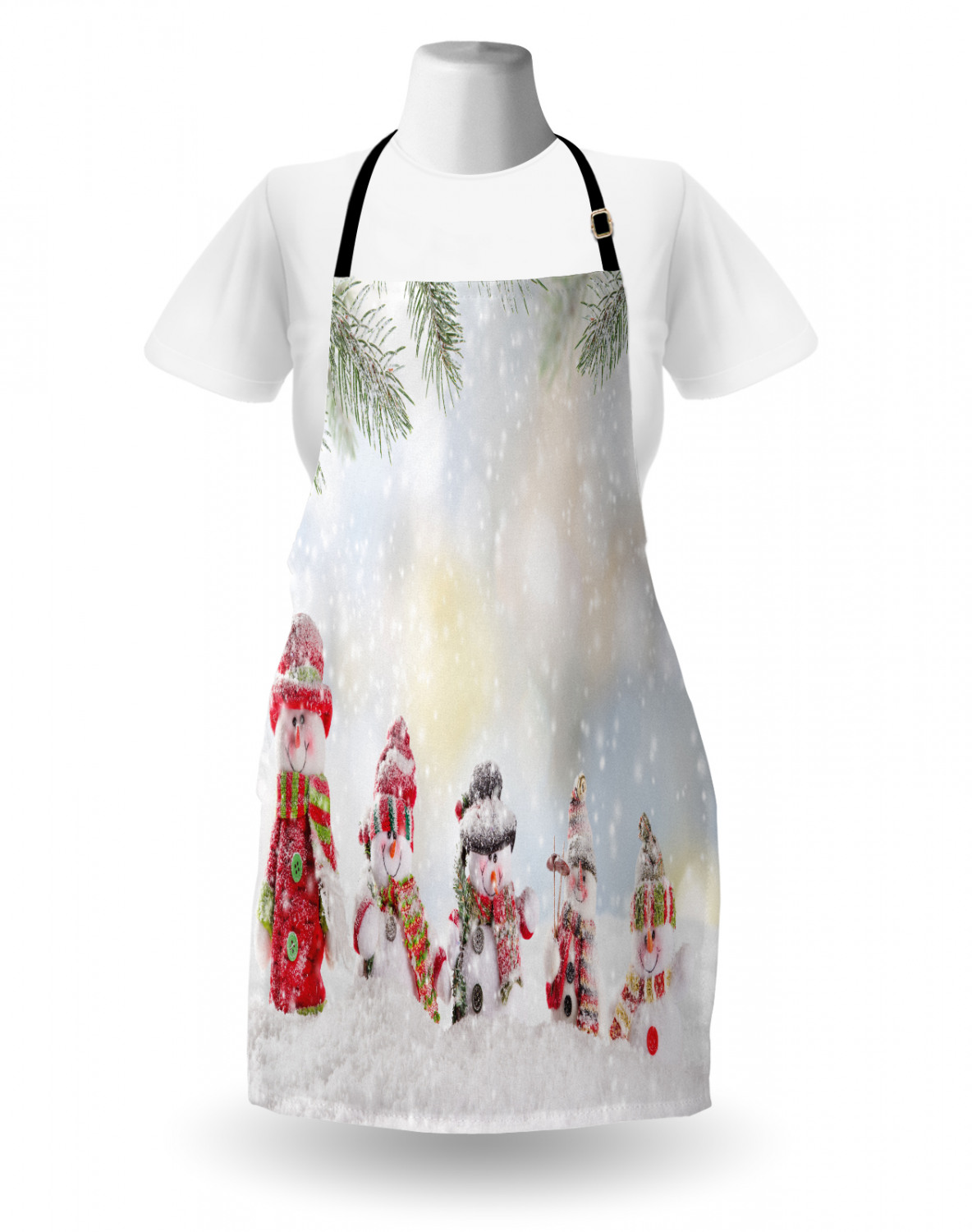 Ambesonne Apron Bib with Adjustable Black Strap Garden Cooking Standard Size - 第 59/144 張圖片