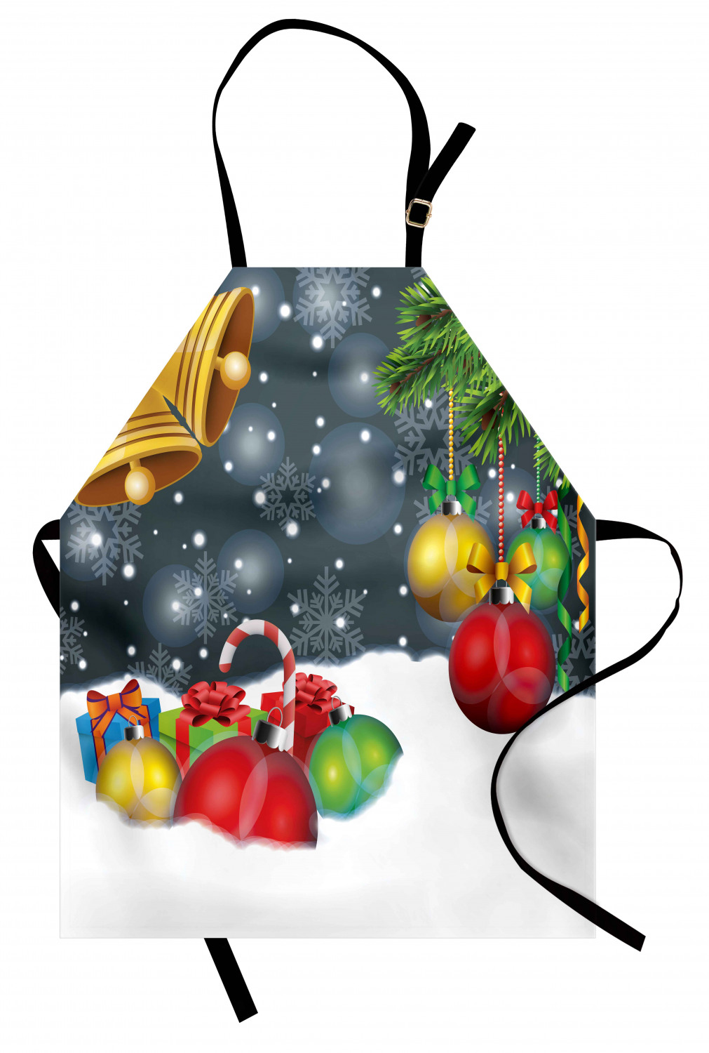 Ambesonne Apron Bib with Adjustable Black Strap Garden Cooking Standard Size - 第 133/144 張圖片