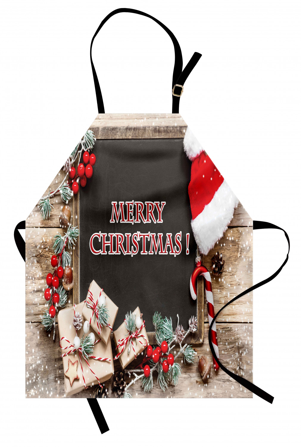Ambesonne Apron Bib with Adjustable Black Strap Garden Cooking Standard Size - 第 67/144 張圖片