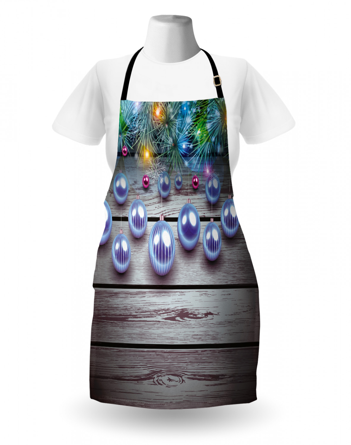 Ambesonne Apron Bib with Adjustable Black Strap Garden Cooking Standard Size - 第 131/144 張圖片