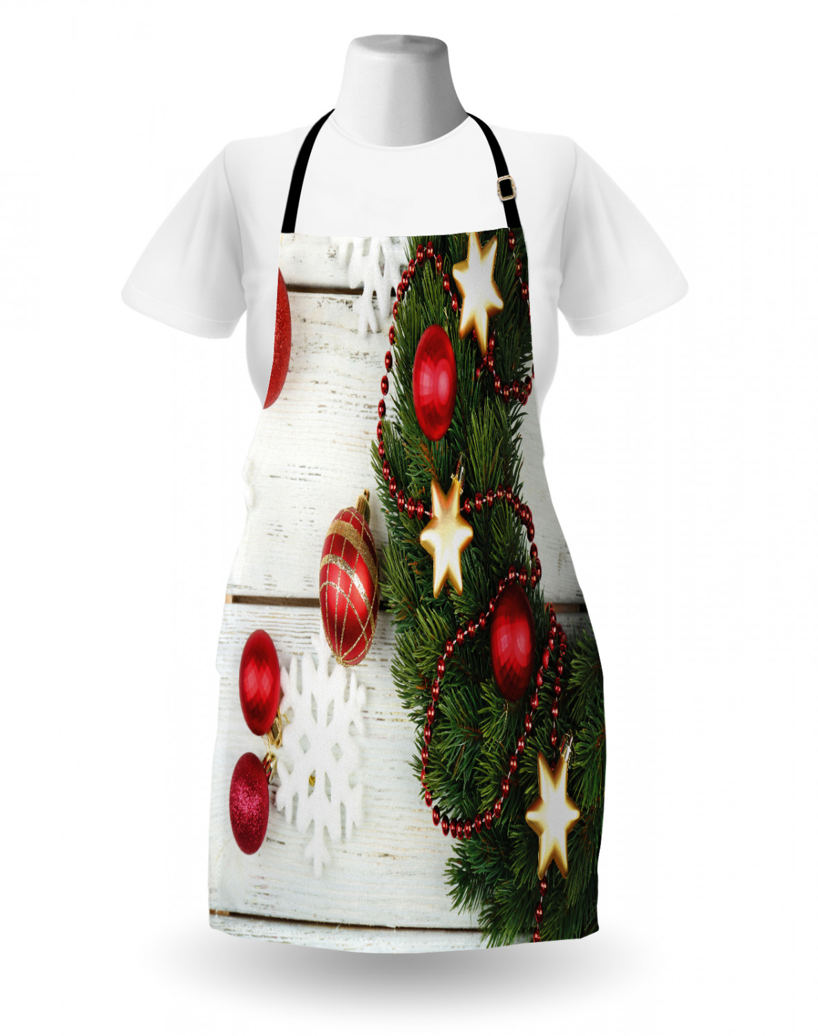 Ambesonne Apron Bib with Adjustable Black Strap Garden Cooking Standard Size - 第 77/144 張圖片