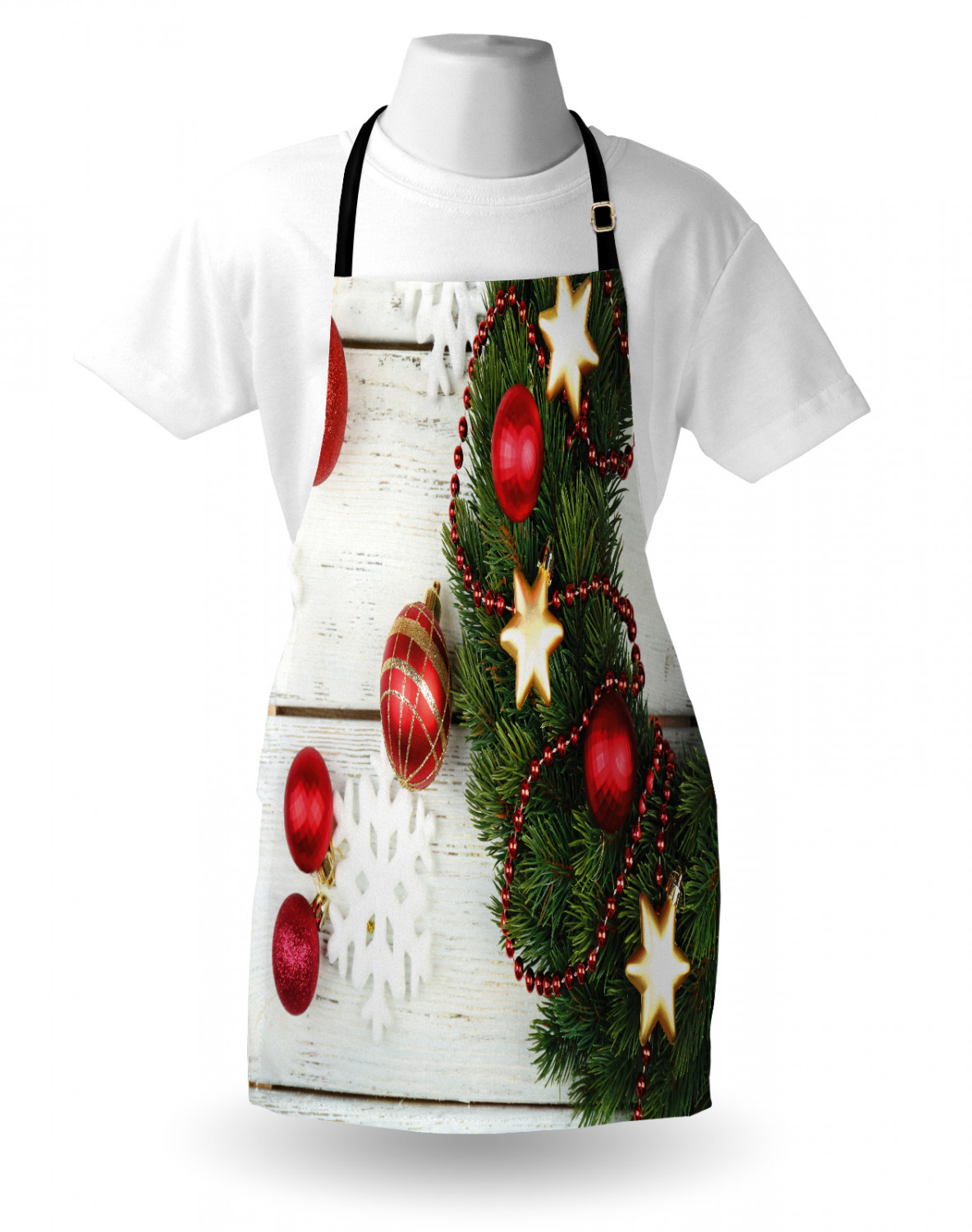 Ambesonne Apron Bib with Adjustable Black Strap Garden Cooking Standard Size - 第 78/144 張圖片