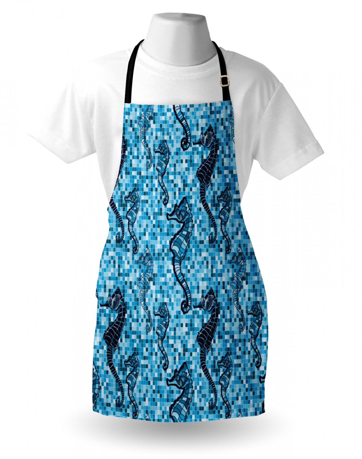 Animals Apron Unisex Kitchen Bib with Adjustable Neck Cooking Baking