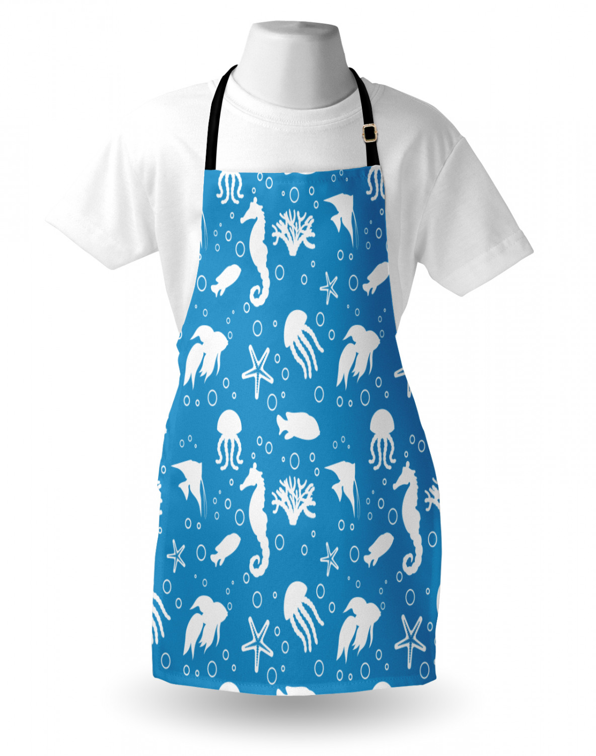 Animals Apron Unisex Kitchen Bib with Adjustable Neck Cooking Baking