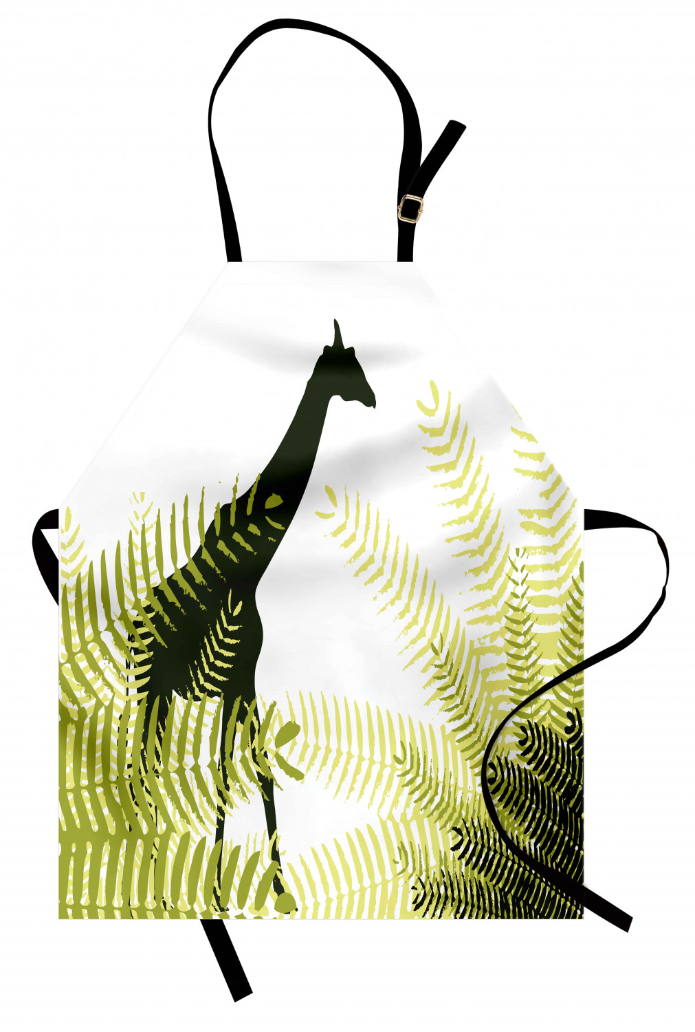 Animals Apron Unisex Kitchen Bib with Adjustable Neck Cooking Baking