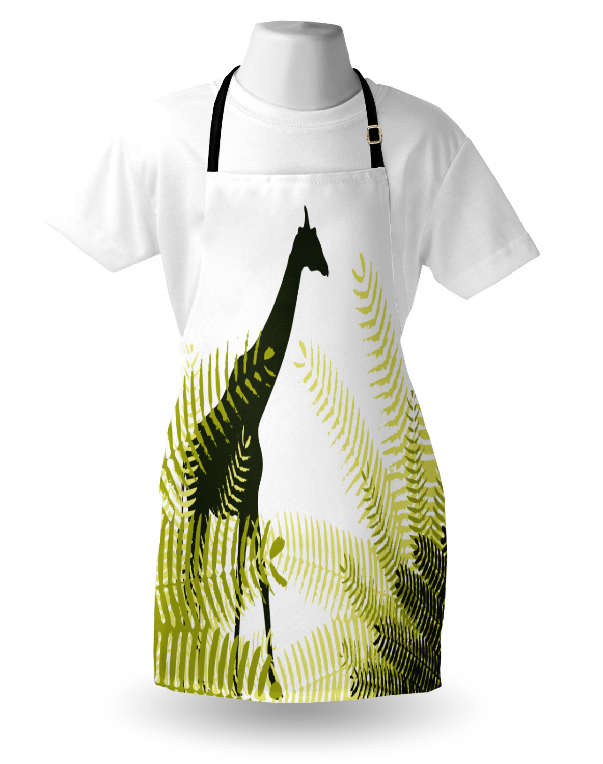 Animals Apron Unisex Kitchen Bib with Adjustable Neck Cooking Baking