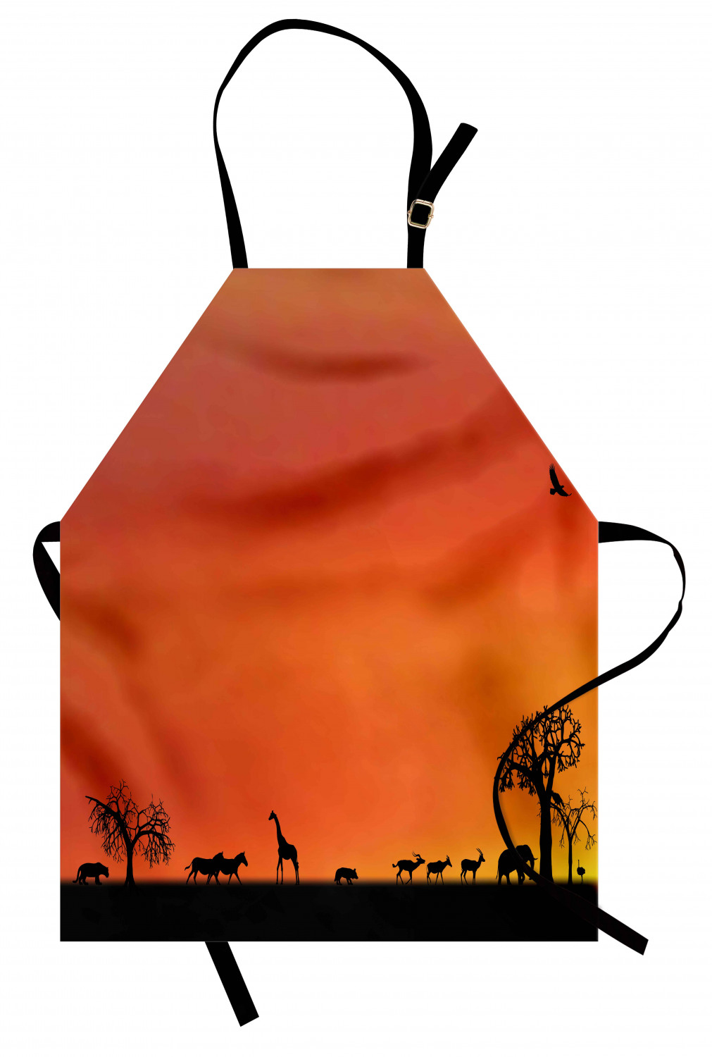 Ambesonne Animal Pattern Kids Apron Boys Girls Apron Bib Cooking & Painting