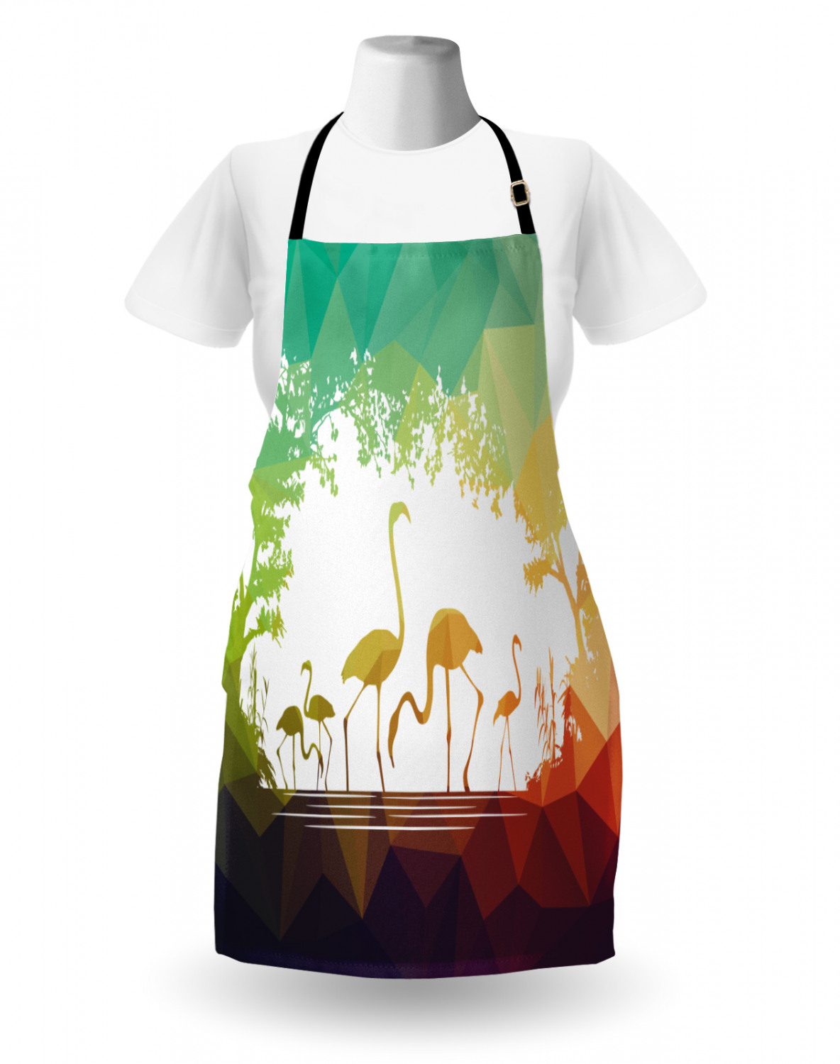 Animals Apron Unisex Kitchen Bib with Adjustable Neck Cooking Baking