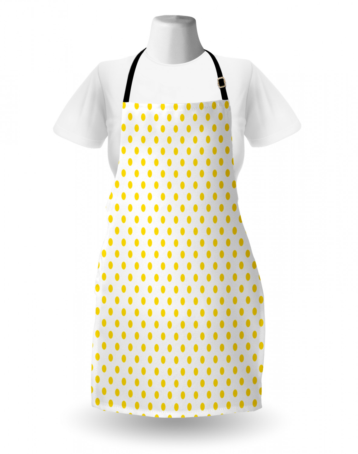 Ambesonne Retro Apron Unisex Kitchen Bib with Adjustable Neck Cooking Baking