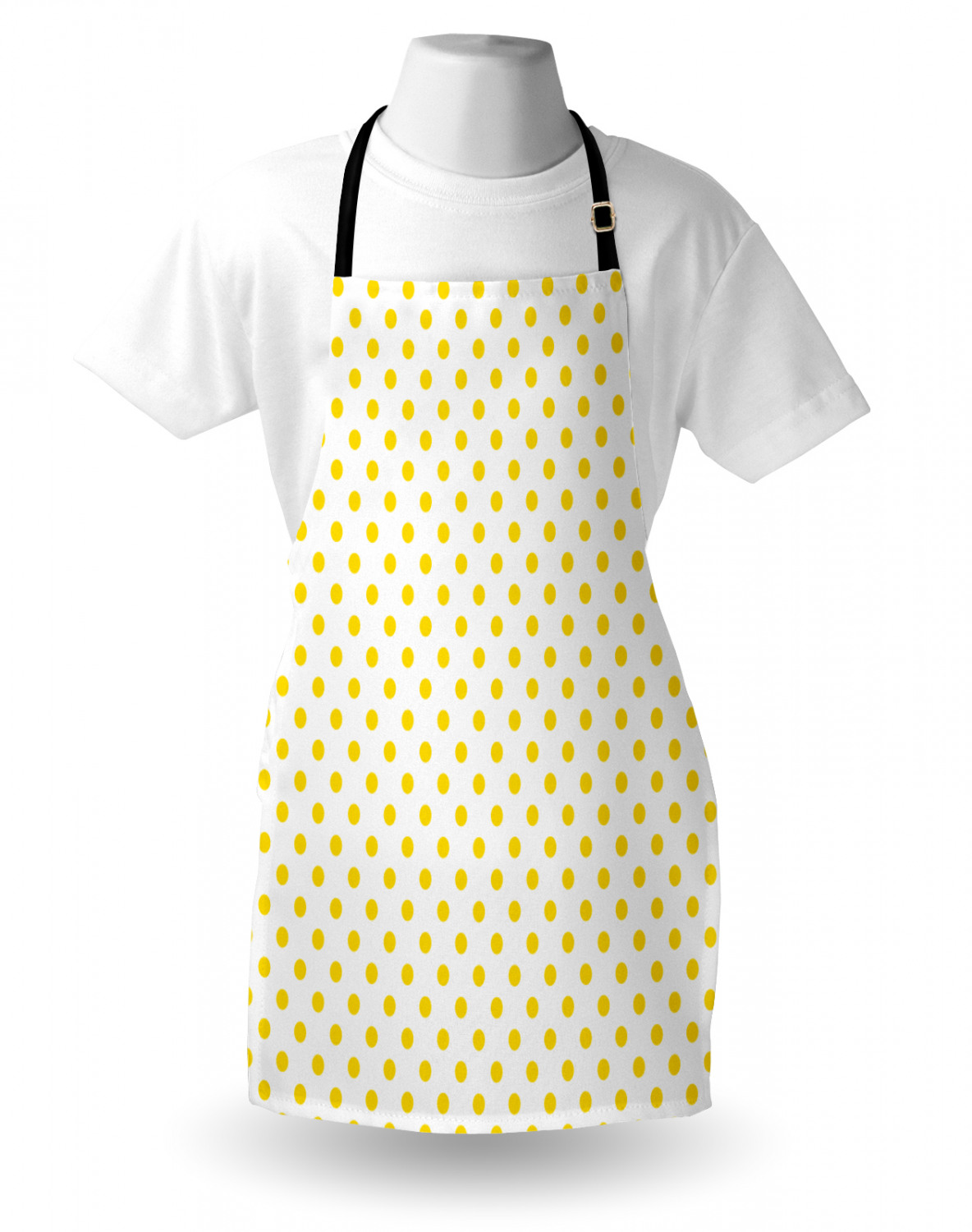 Ambesonne Retro Apron Unisex Kitchen Bib with Adjustable Neck Cooking Baking