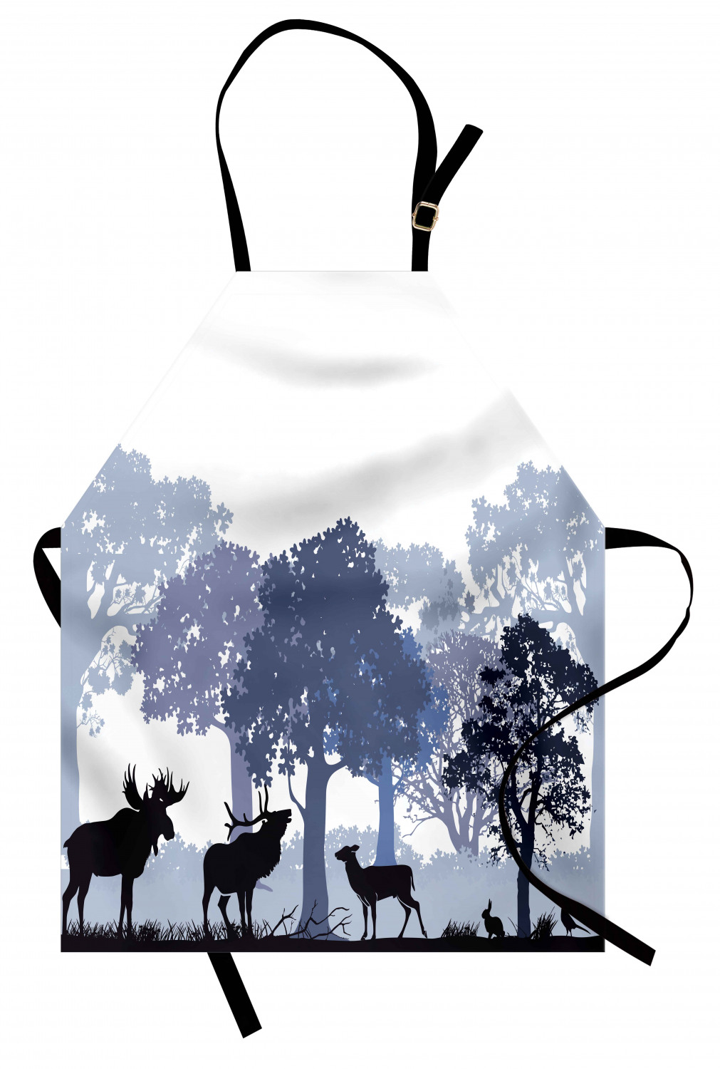 Ambesonne Unisex Durable Apron Bib with Adjustable Strap for Gardening