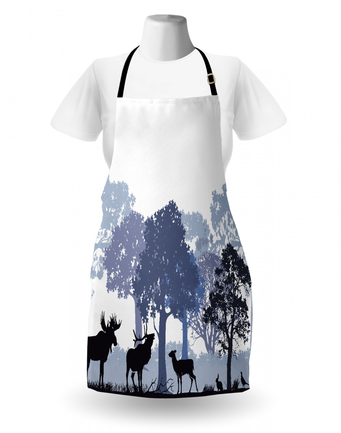 Ambesonne Unisex Durable Apron Bib with Adjustable Strap for Gardening