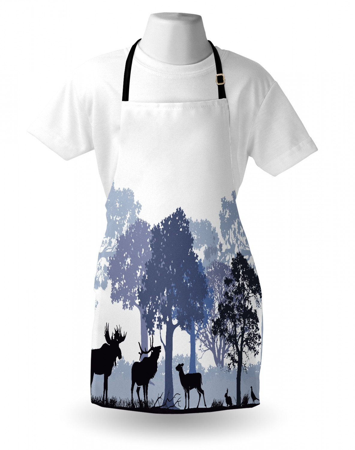 Ambesonne Unisex Durable Apron Bib with Adjustable Strap for Gardening