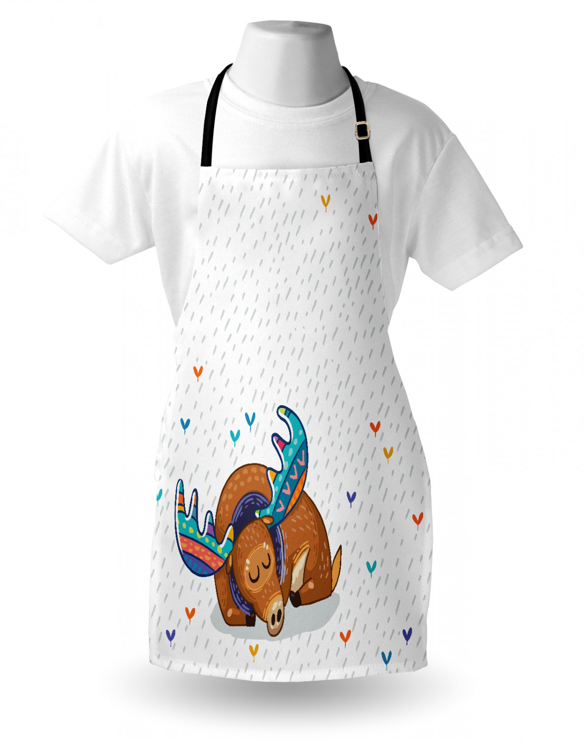 Ambesonne Unisex Durable Apron Bib with Adjustable Strap for Gardening