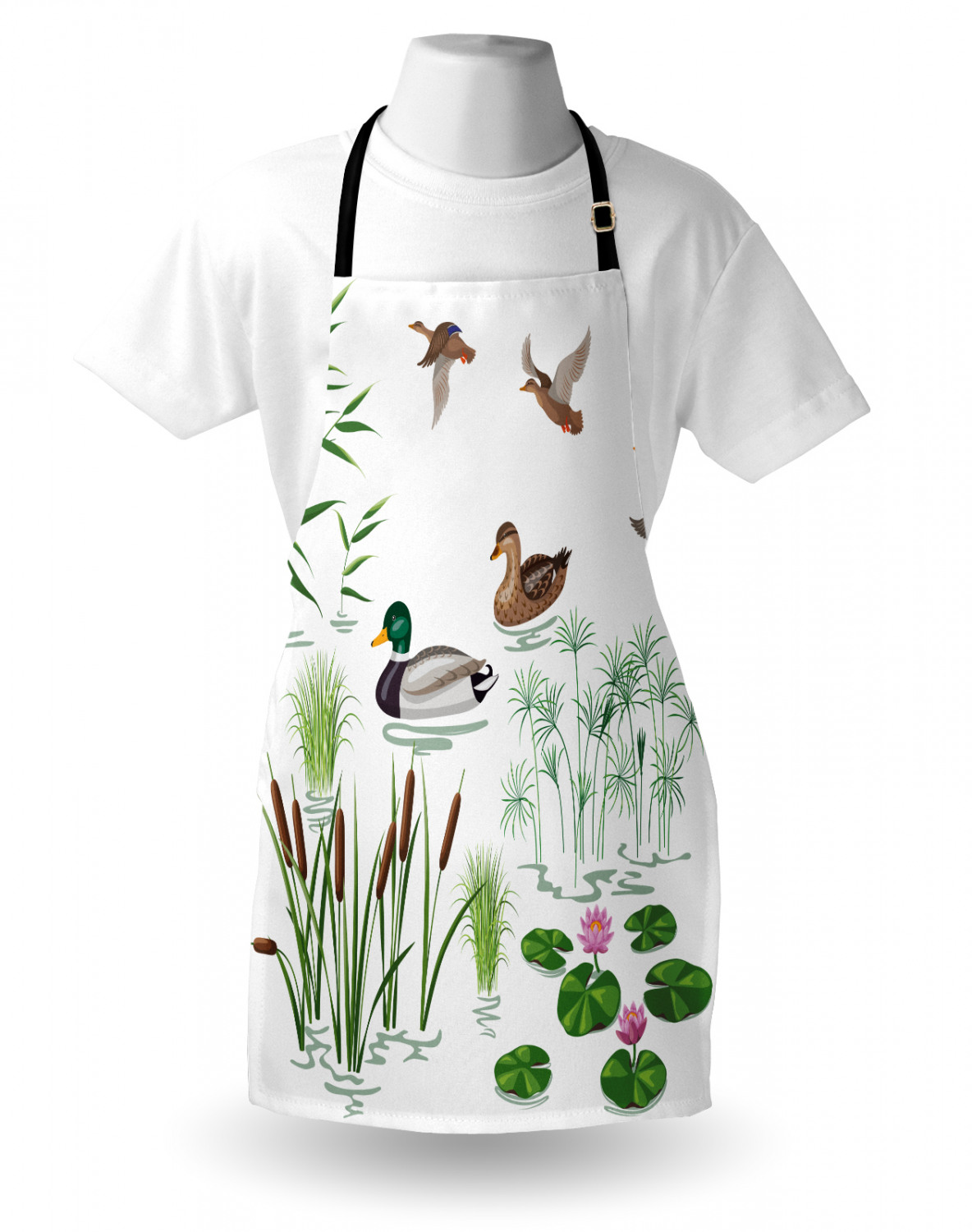 Funny Animal Apron Unisex Kitchen Bib with Adjustable Neck Cooking Baking