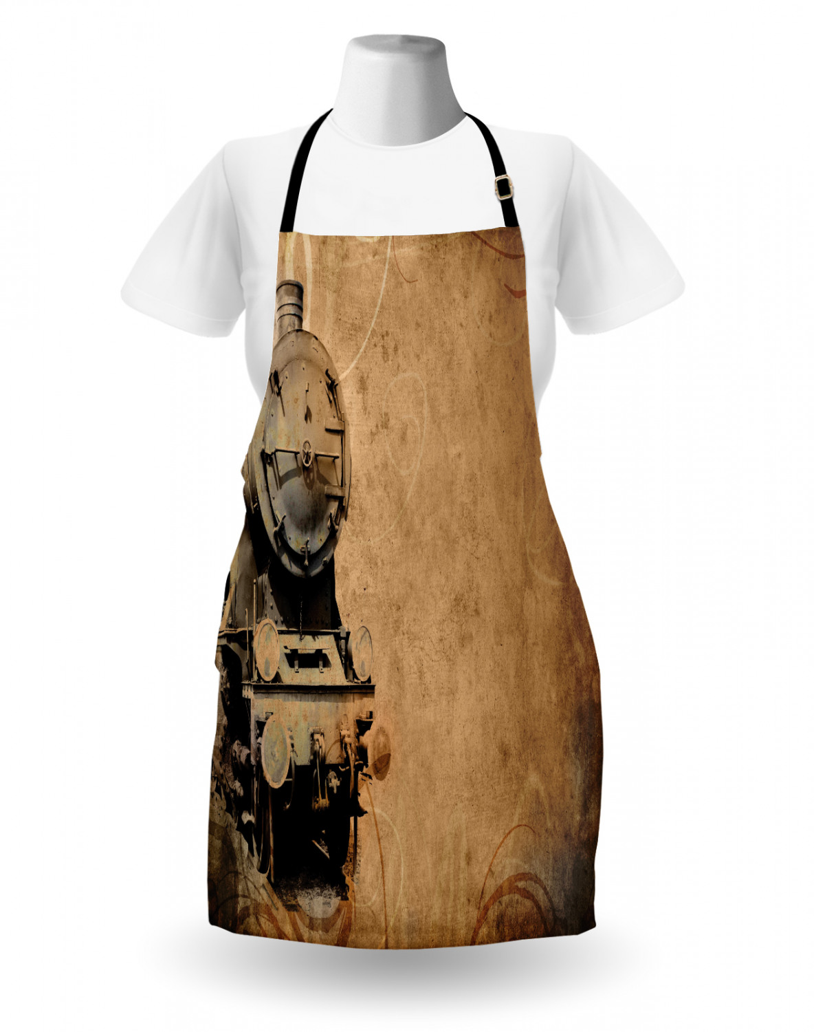 Ambesonne Unisex Durable Apron Bib with Adjustable Strap for Gardening