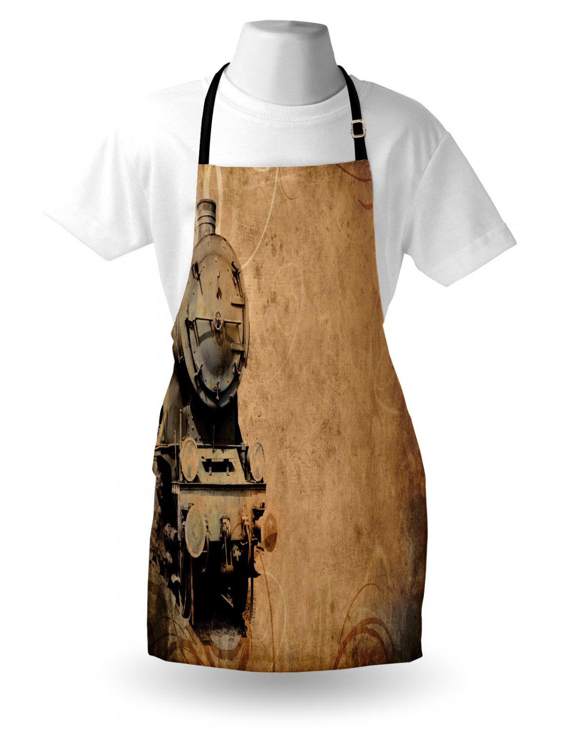 Ambesonne Unisex Durable Apron Bib with Adjustable Strap for Gardening