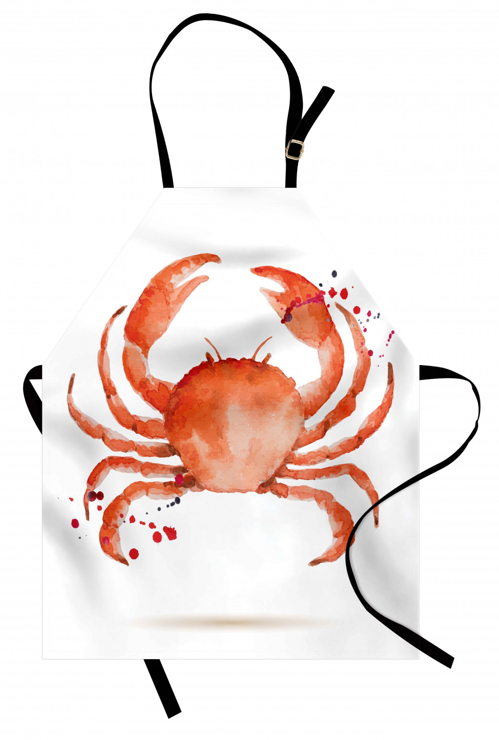 Ambesonne Apron Unisex Kitchen Bib with Adjustable Strap for Cooking