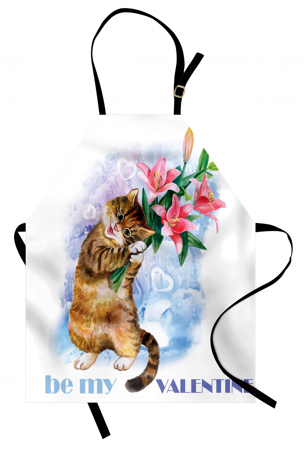 Ambesonne Unisex Durable Apron Bib with Adjustable Strap for Gardening